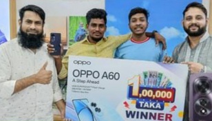 OPPO A60 Lakh Taka campaign winner announced