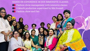 ‘Fashion Design Crash Course with Bibi Russell’ held in Dhaka