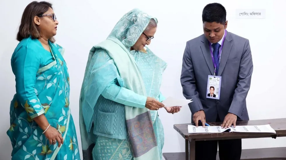 PM votes in a celebratory mood