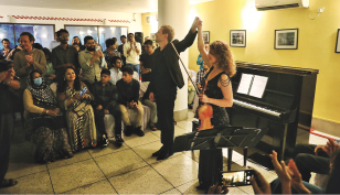 Musical collaboration between pianist and violinist captivates audiences at AFD
