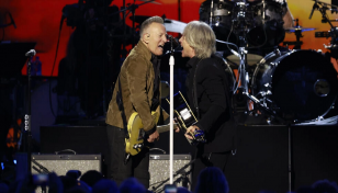 Rocker Jon Bon Jovi honored at pre-Grammy gala