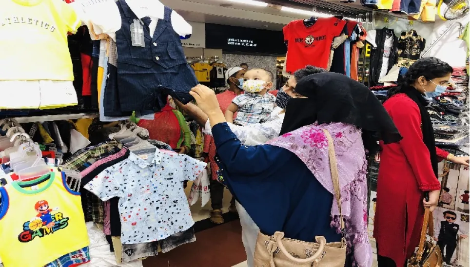 Sino-Indian kids' clothes dominate Eid market