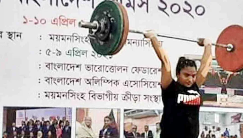 Mabia wins gold in Bangladesh Games weightlifting