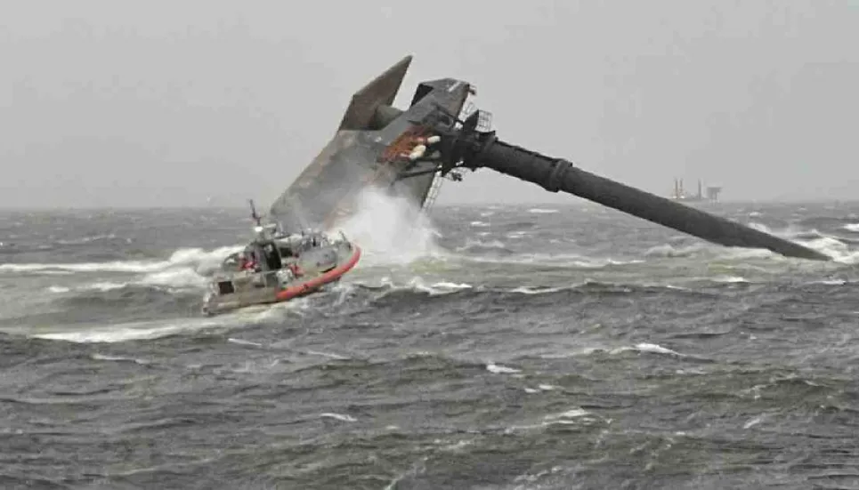 Capsized ship off Louisiana: 12 missing, 1 dead, 6 rescued