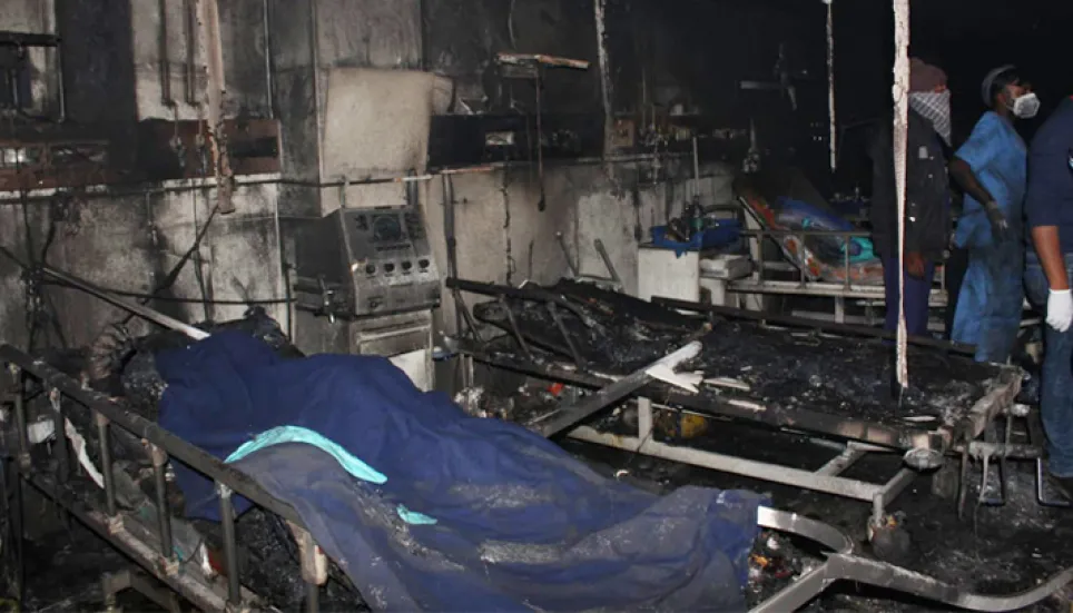 5 dead in COVID hospital fire in India