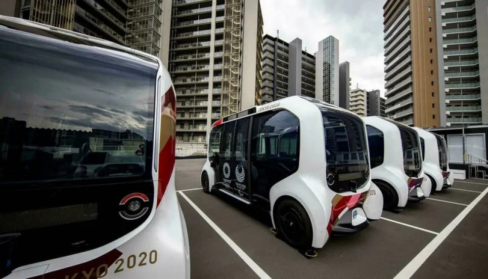 Visually impaired man hit by self-driving bus in Paralympic Village