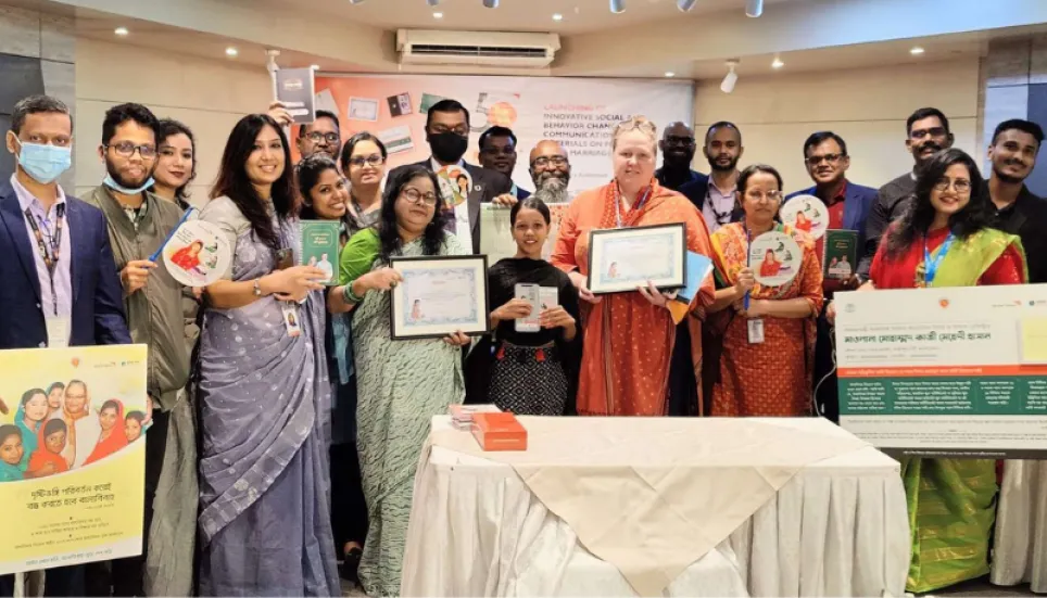 World Vision Bangladesh launches 10 SBCC materials to prevent child marriage