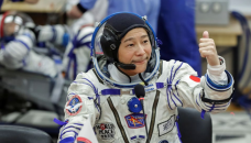 Japanese billionaire Maezawa blasts off into space