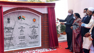 Kovind inaugurates renovated Ramna Kali Mandir