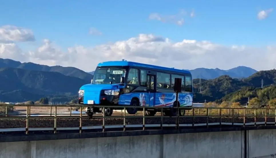 Bus or train? World's first 'dual-mode vehicle' to begin operating in Japan