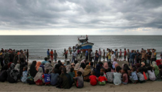 Boat carrying Rohingya refugees stranded off Indonesia's Aceh