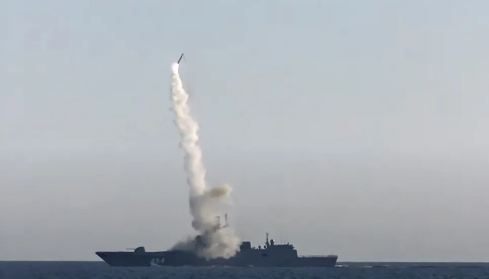 Russia test-fires new hypersonic Tsirkon missiles from frigate, submarine