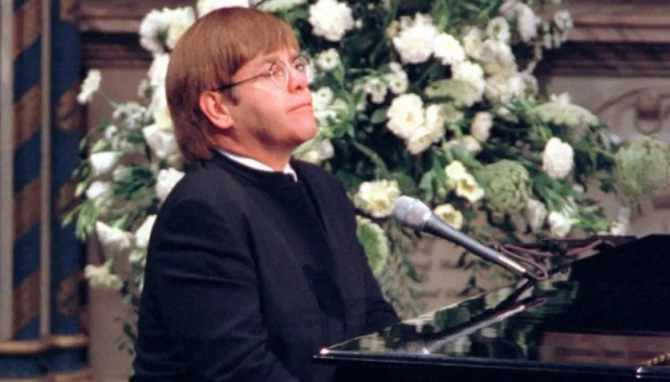 Abbey pushed for Elton John to play at Princess Diana's funeral