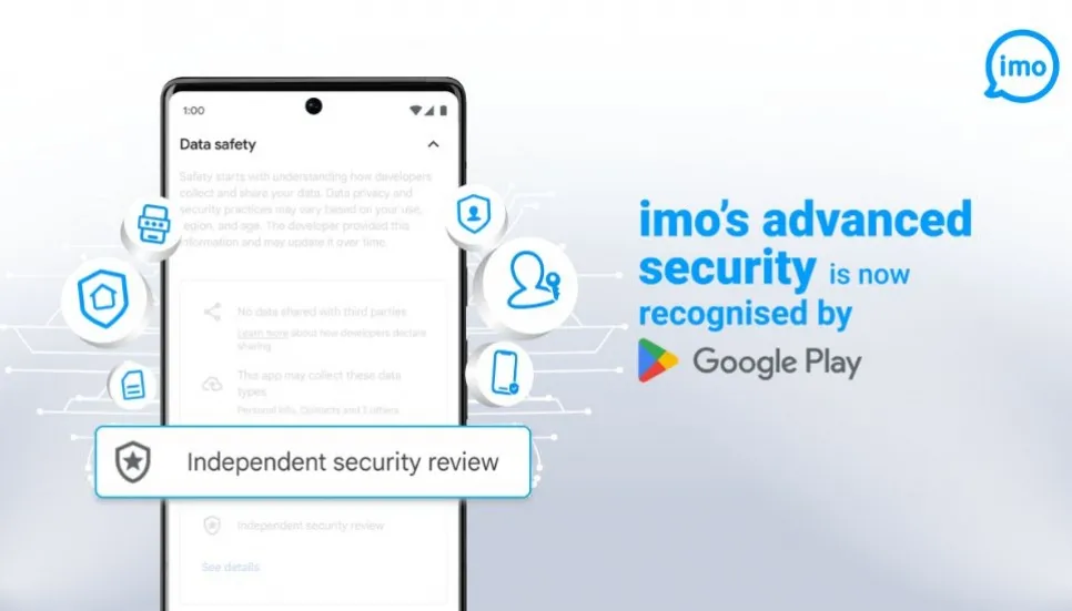 Google Play recognises imo as trusted platform