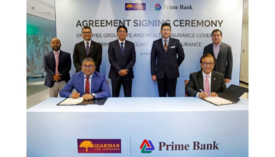 Prime Bank, Guardian Life sign insurance deal