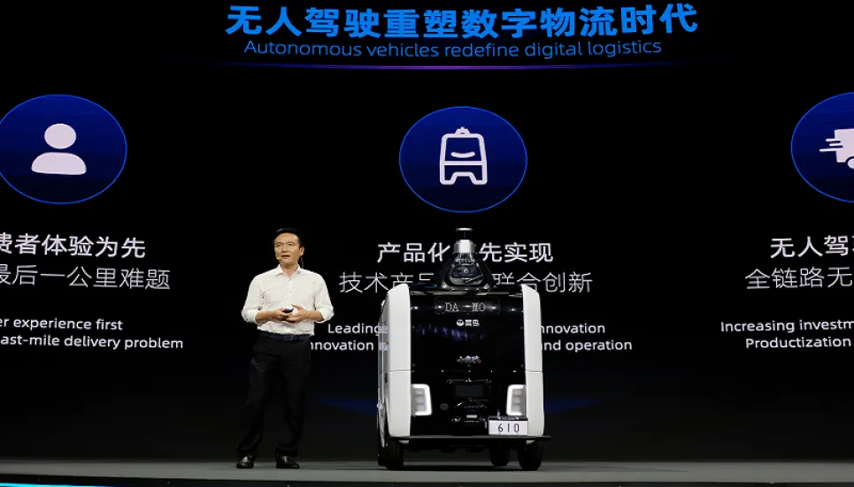 Alibaba to make self-driving trucks with logistics unit Cainiao