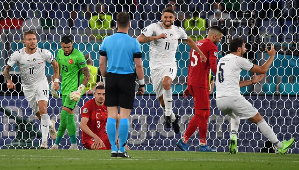 Italy opens Euro 2020 with 3-0 win over Turkey