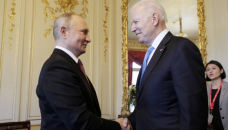 Biden, Putin shake hands, kicking off Geneva Summit
