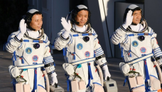 First astronauts arrive at China's space station