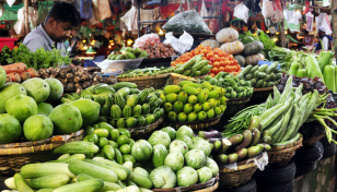 Vegetable prices down slightly