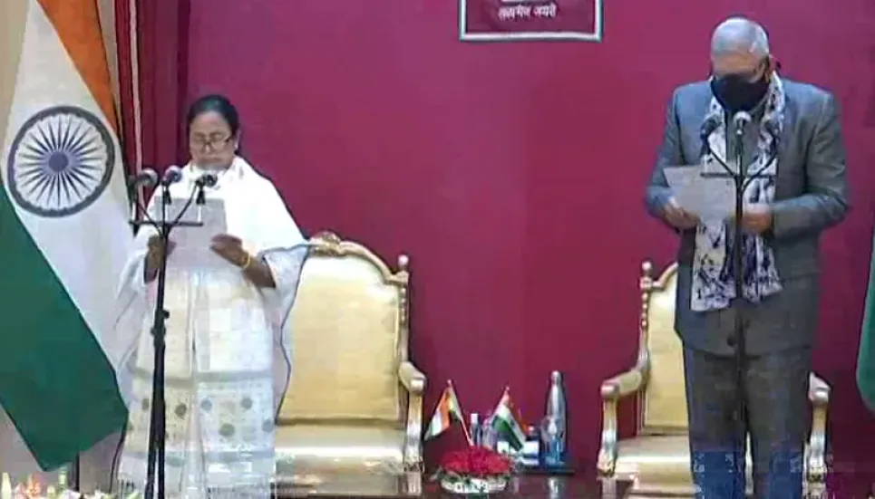 Mamata Banerjee sworn in as CM for third term