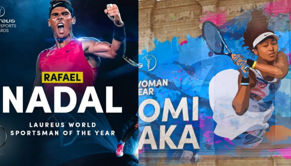 Rafael Nadal, Naomi Osaka win top Laureus awards