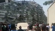 Many feared trapped as 21-story building collapses in Nigeria