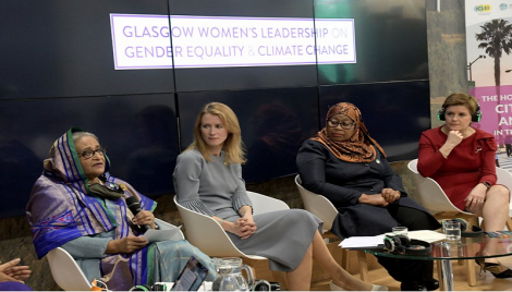 Ensuring women's leadership to tackle climate change stressed