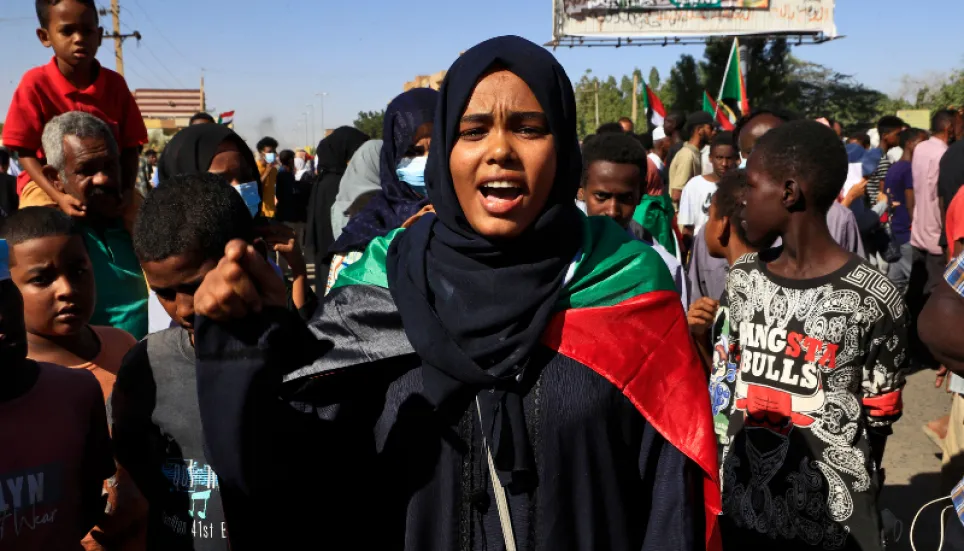 Thousands protest in Sudan against military takeover