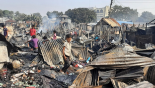 Over 200 shanties gutted in fire at Gazipur, hundreds homeless