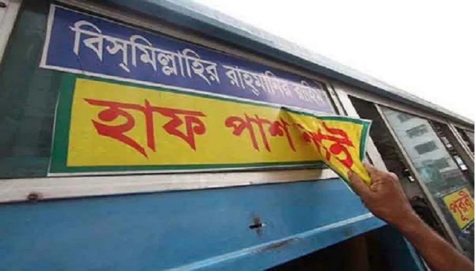 Bus fares halved for students in Dhaka city