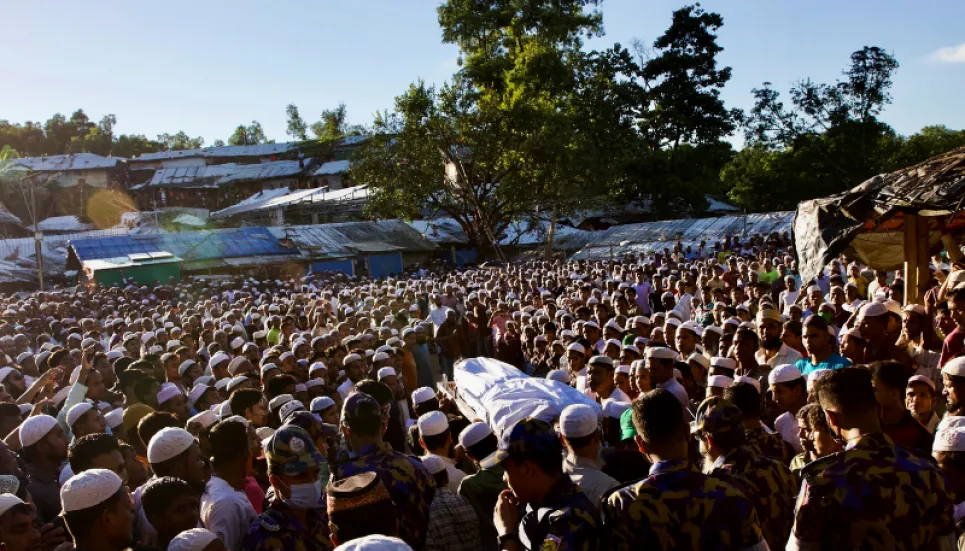 Killing of top Rohingya leader underscores violence in Bangladesh camps