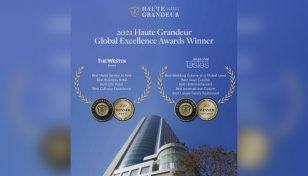 The Westin Dhaka wins 2021 Haute Grandeur Excellence Global Awards