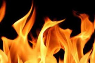 Slum in Chattogram city catches fire