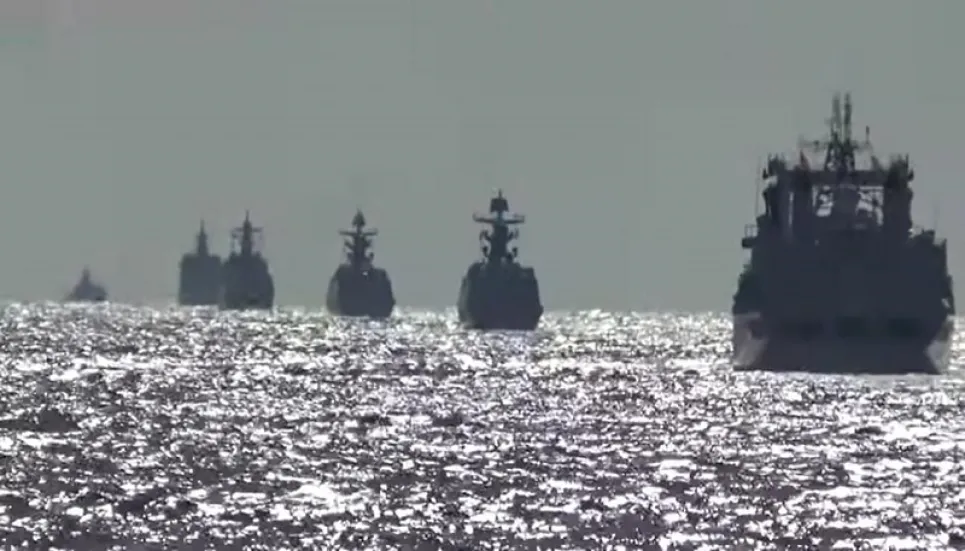 Russian, Chinese warships hold first joint patrols in the Pacific