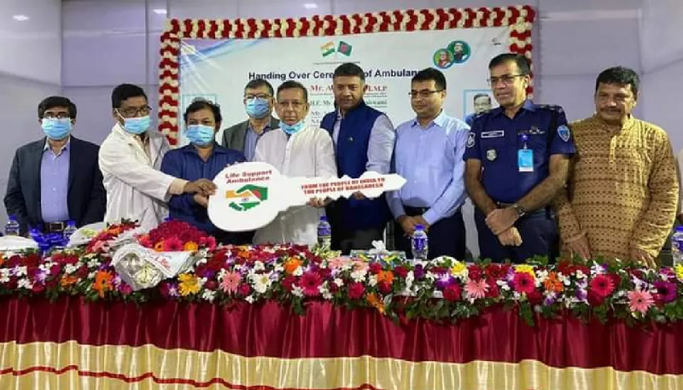 India hands over life support ambulances