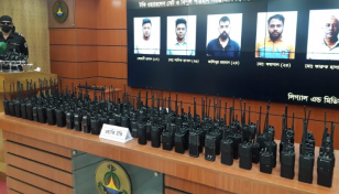 5 held with 317 illegal walkie-talkies in city