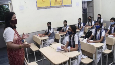 Schools in Delhi reopen amid strict Covid-19 safety guidelines