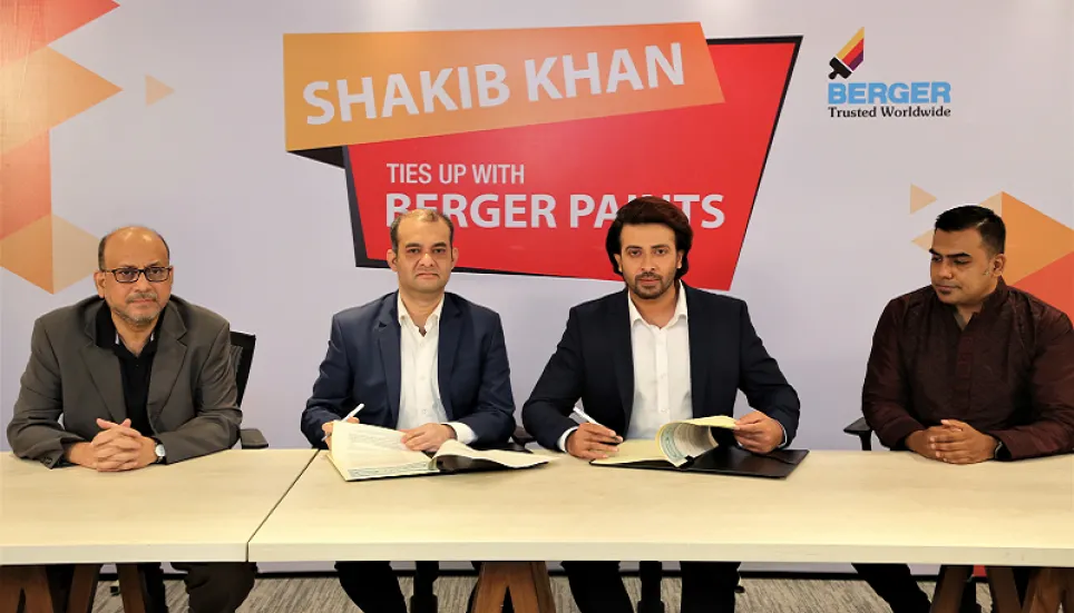 Shakib Khan new brand ambassador of Berger