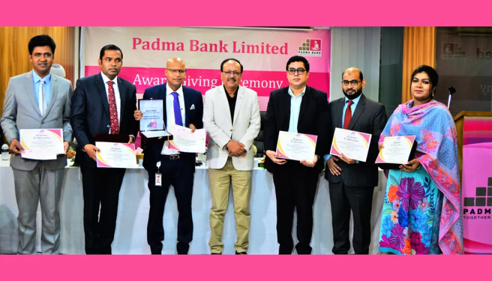 Padma Bank awards best performers