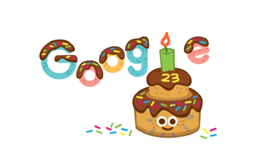 Google marks 23rd birthday with animated doodle