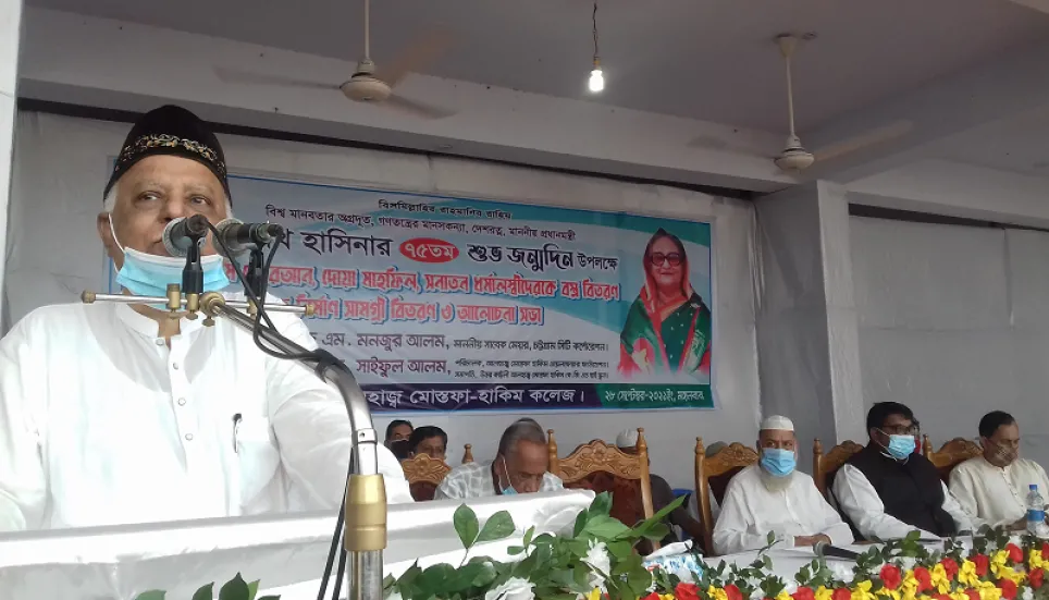 Bangladesh will develop more if Sheikh Hasina lives 100 years: Ex-Ctg mayor Manjur