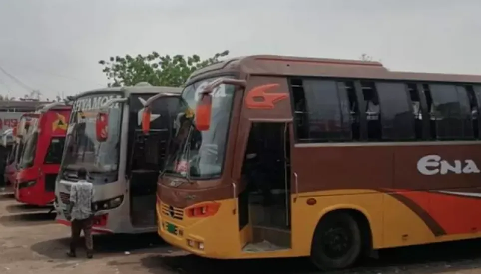 Rangpur-Dhaka bus service workers go on strike