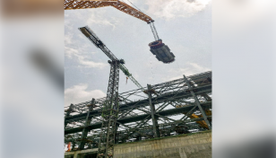 Generator stator installed at Unit-1 of Rooppur NPP