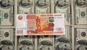 Ruble hits 12-month low against dollar