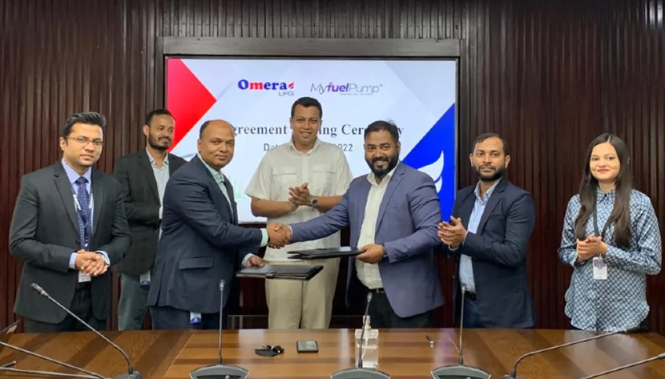 Omera launches online system of doorstep LPG delivery in Dhaka