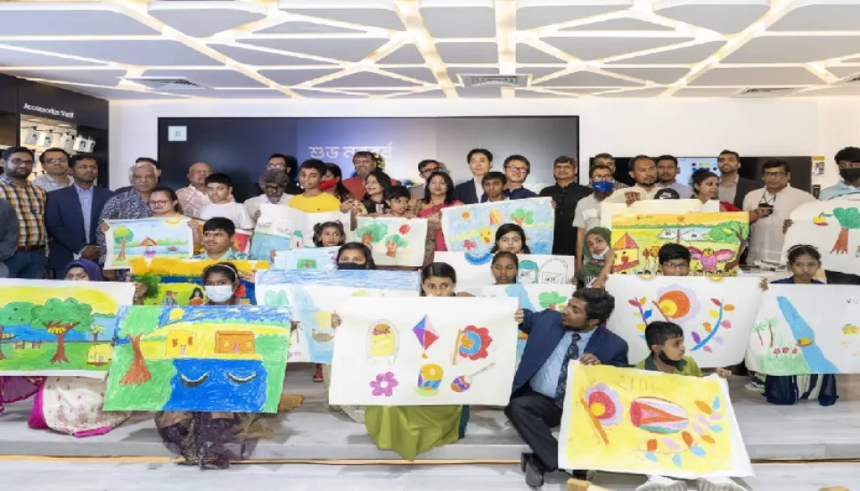 Art camp for special children held on Pohela Boishakh