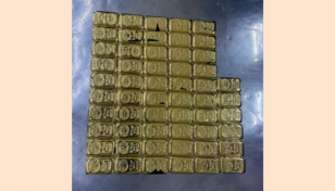 88 gold bars seized at Dhaka airport  