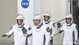 Latest astronaut crew of 4 welcomed aboard ISS