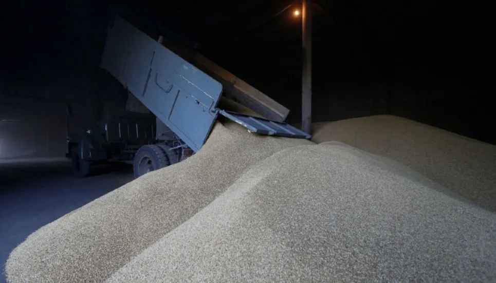 Ukraine says Russia stole 'several hundred thousand tonnes' of grain